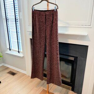 Express Wide Leg High Rise Tweed Dress Pants – Size 8L